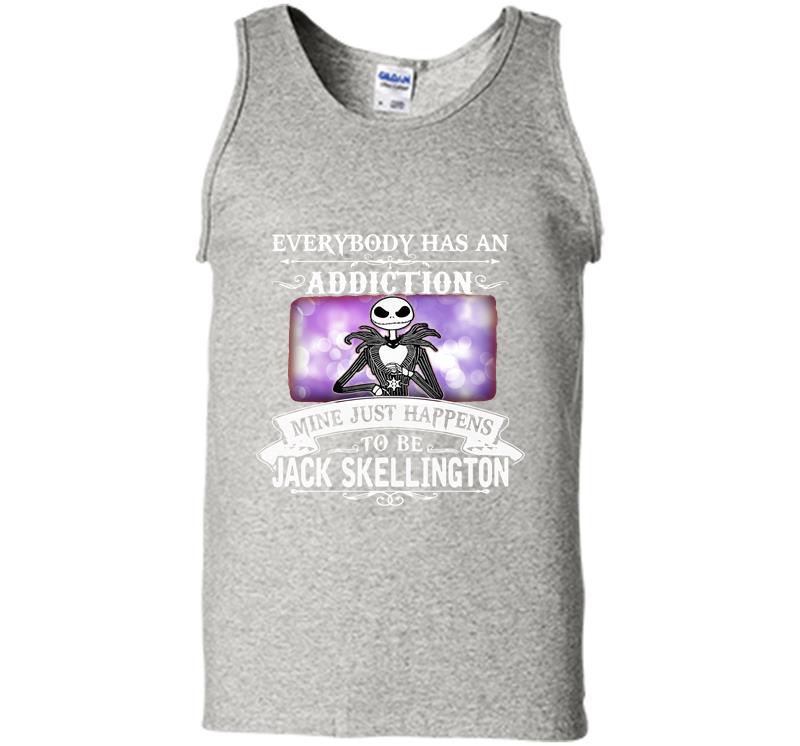 Everybody Has An Addiction Mine Just Happens To Be Jack Skellington Mens Tank Top