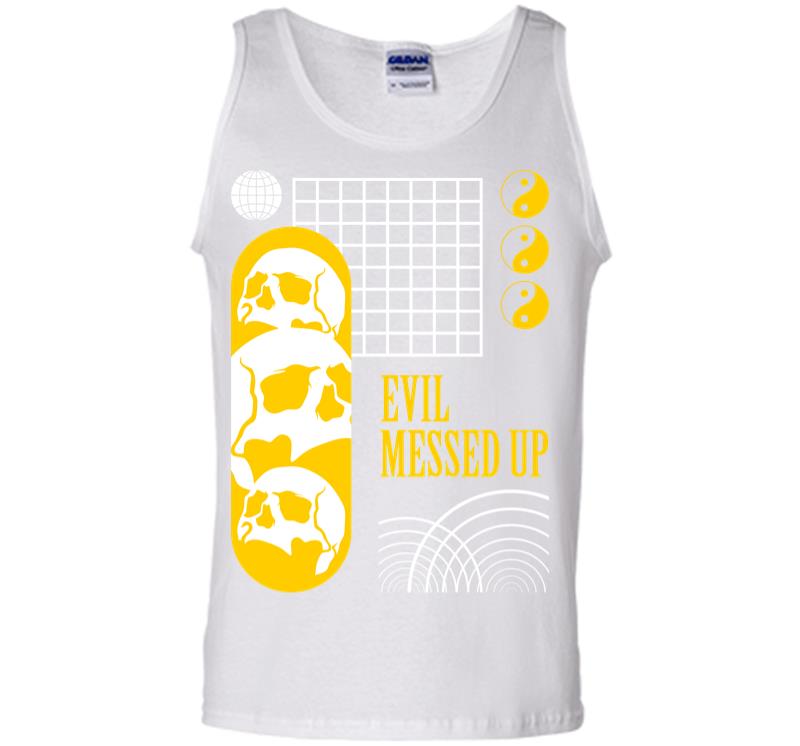 Inktee Store - Evil Messed Up Men Tank Top Image