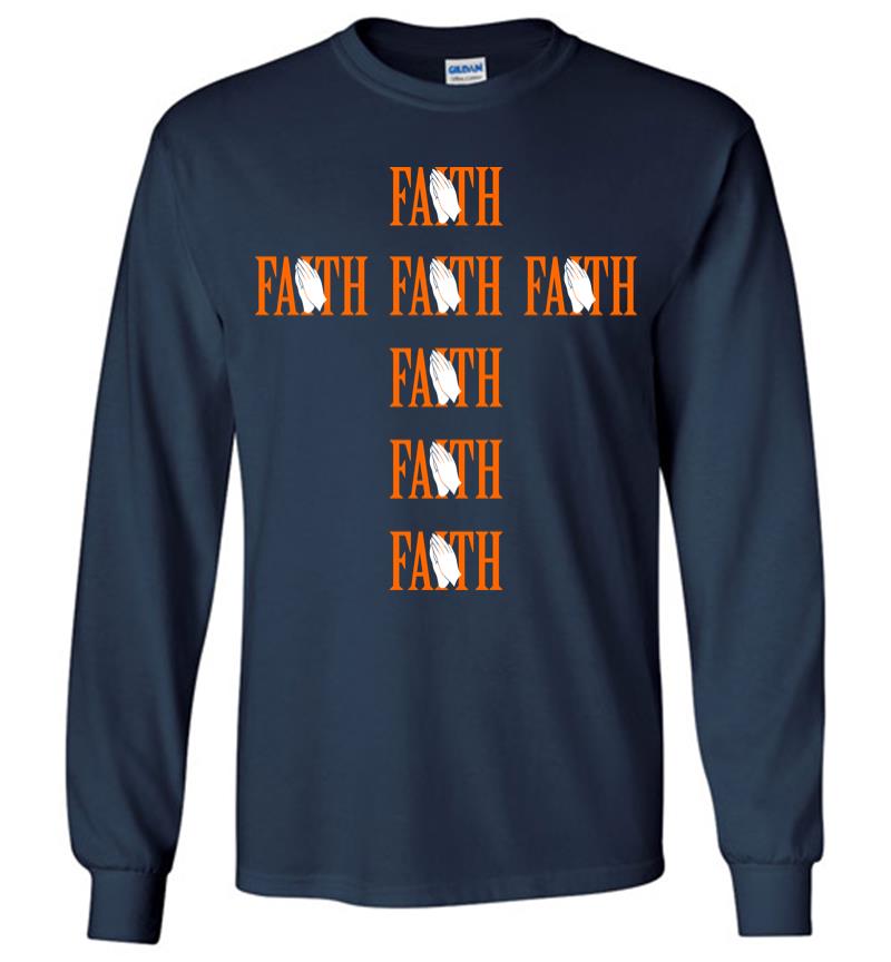 Inktee Store - Faith 2 Long Sleeve T-Shirt Image