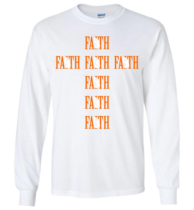 Inktee Store - Faith 2 Long Sleeve T-Shirt Image