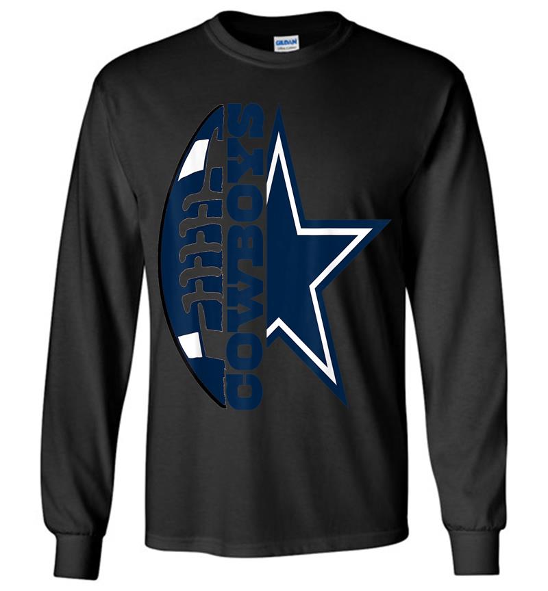 Father's Day Gift-cowboy-flag Football-dallas-fans Christmas Long Sleeve T-shirt