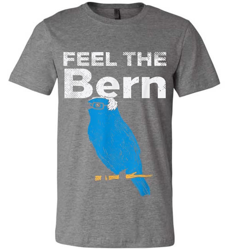 Inktee Store - Feel The Bern Bernie Sanders Biue Bird Funny 2020 President Premium T-Shirt Image