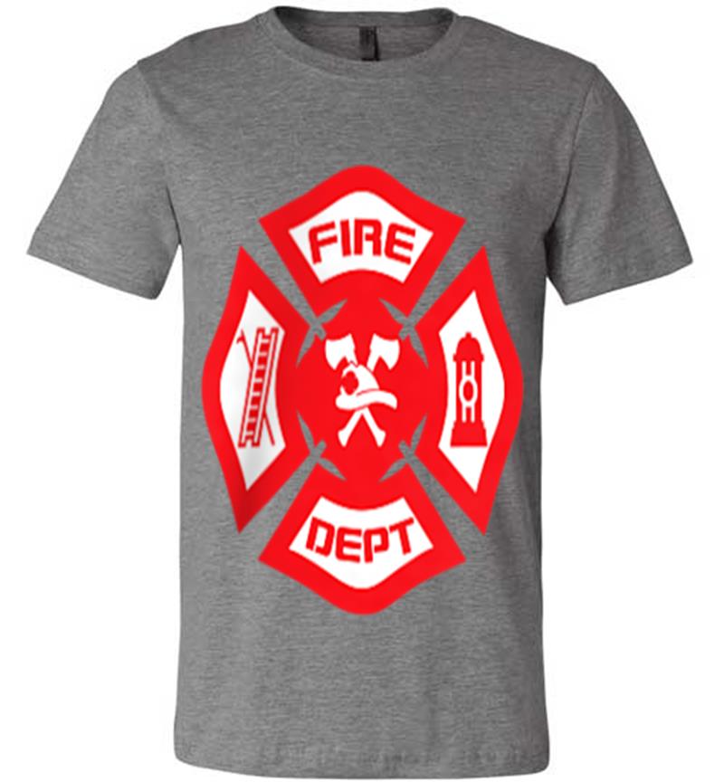 Inktee Store - Fire Departt Uniform - Official Firefighter Gear Premium T-Shirt Image