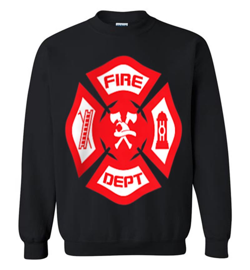 Fire Departt Uniform - Official Firefighter Gear Sweatshirt