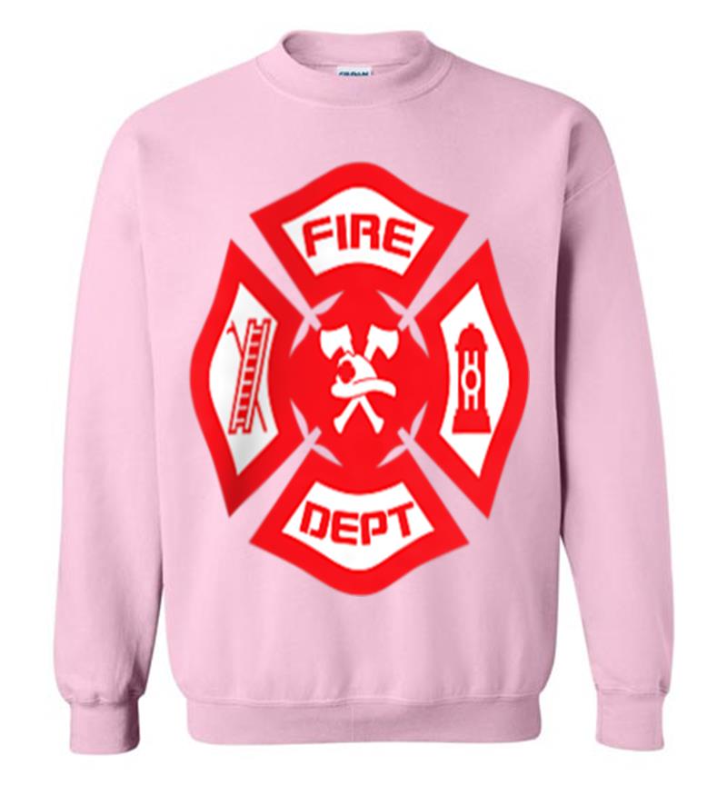 Inktee Store - Fire Departt Uniform - Official Firefighter Gear Sweatshirt Image