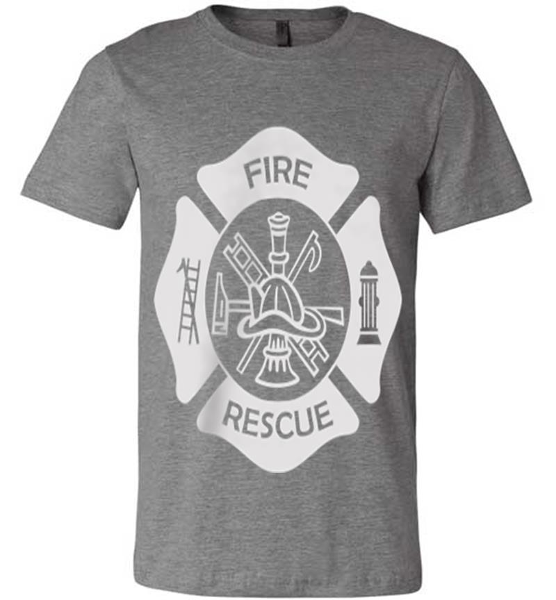 Inktee Store - Firefighter Uniform - Official Fire Gear Premium T-Shirt Image