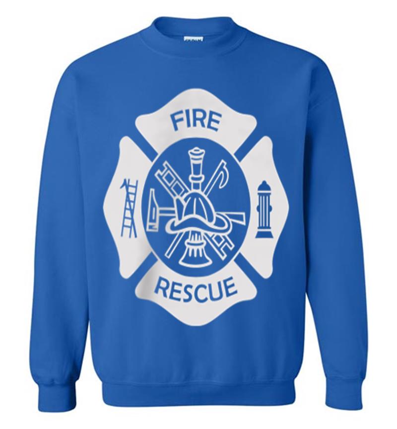 Inktee Store - Firefighter Uniform - Official Fire Gear Sweatshirt Image