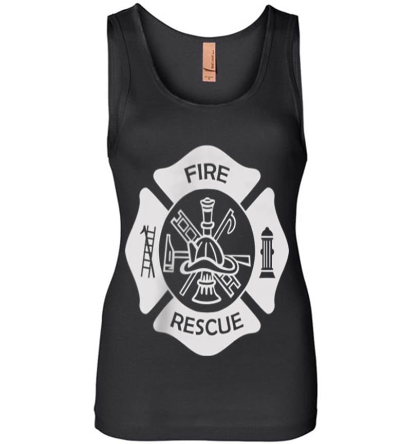 Firefighter Uniform - Official Fire Gear Womens Jersey Tank Top