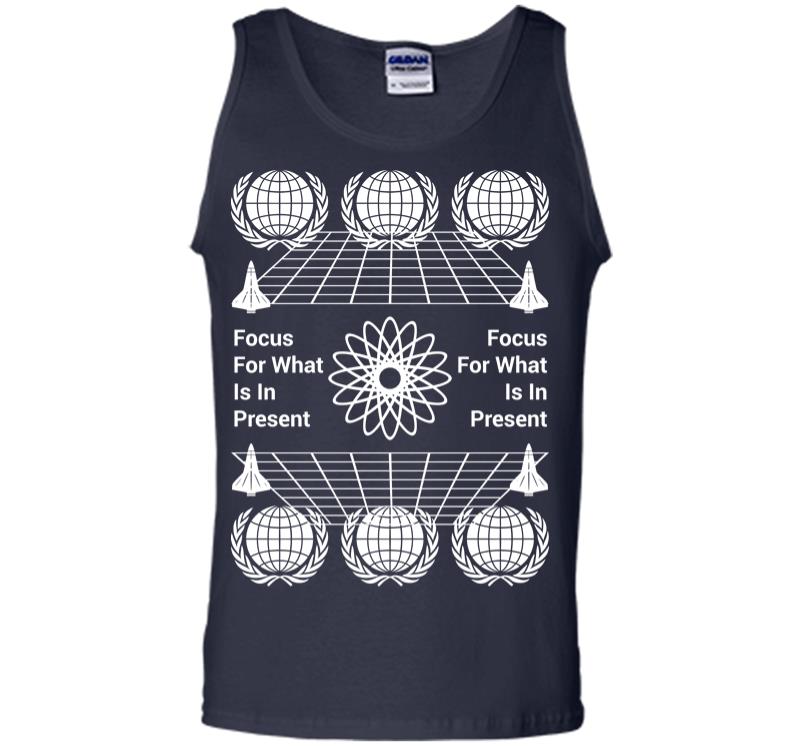 Inktee Store - Focus For What Is In Present Men Tank Top Image