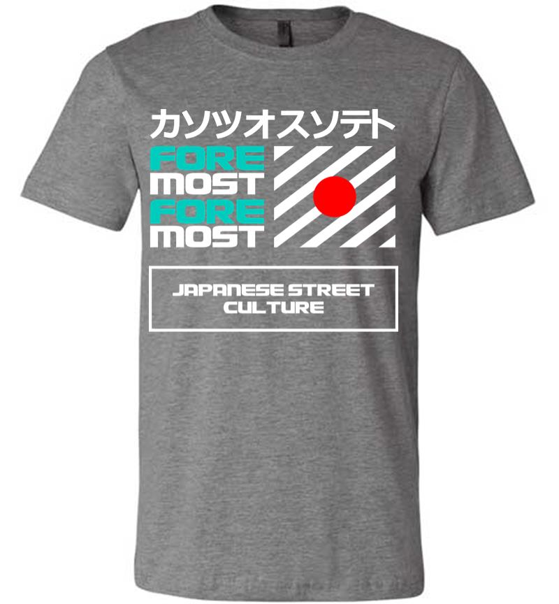 Inktee Store - Foremost Japanese Street Culture Premium T-Shirt Image