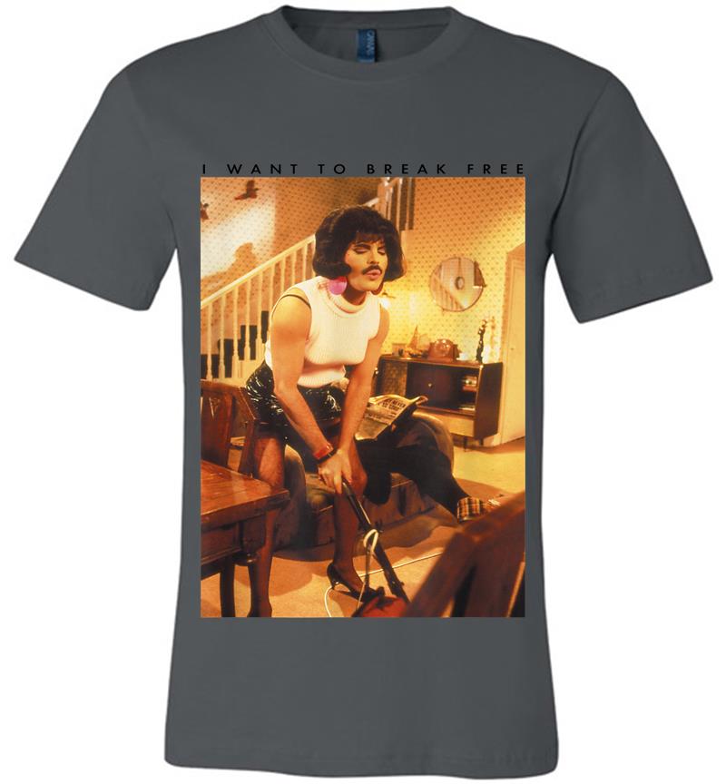 Freddie Mercury Official I Want To Break Free Hoover Premium T-shirt