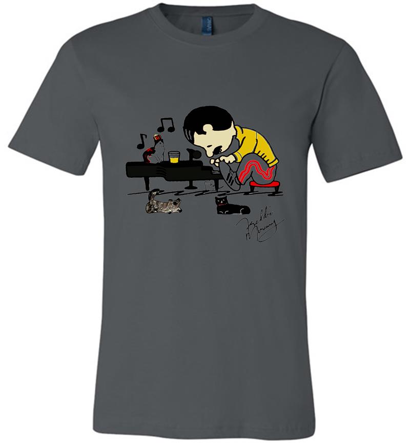 Freddie Mercury Rocketman Cats Signature Premium T-shirt