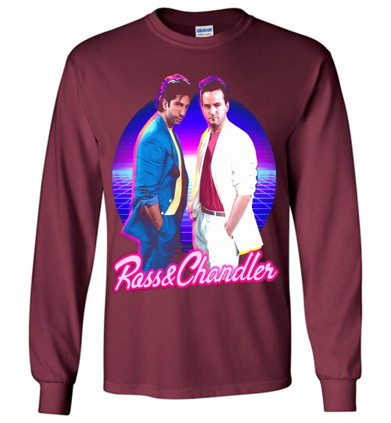 Inktee Store - Friends Ross And Chandler Long Sleeve T-Shirt Image