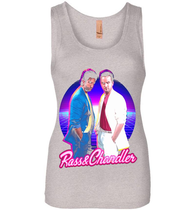 Inktee Store - Friends Ross And Chandler Womens Jersey Tank Top Image