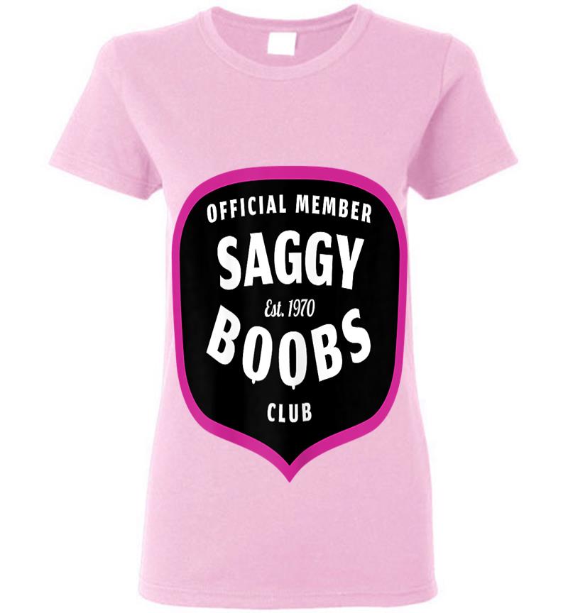 Inktee Store - Funny 50Th Birthday 1970 Official Member Saggy Boobs Club Womens T-Shirt Image