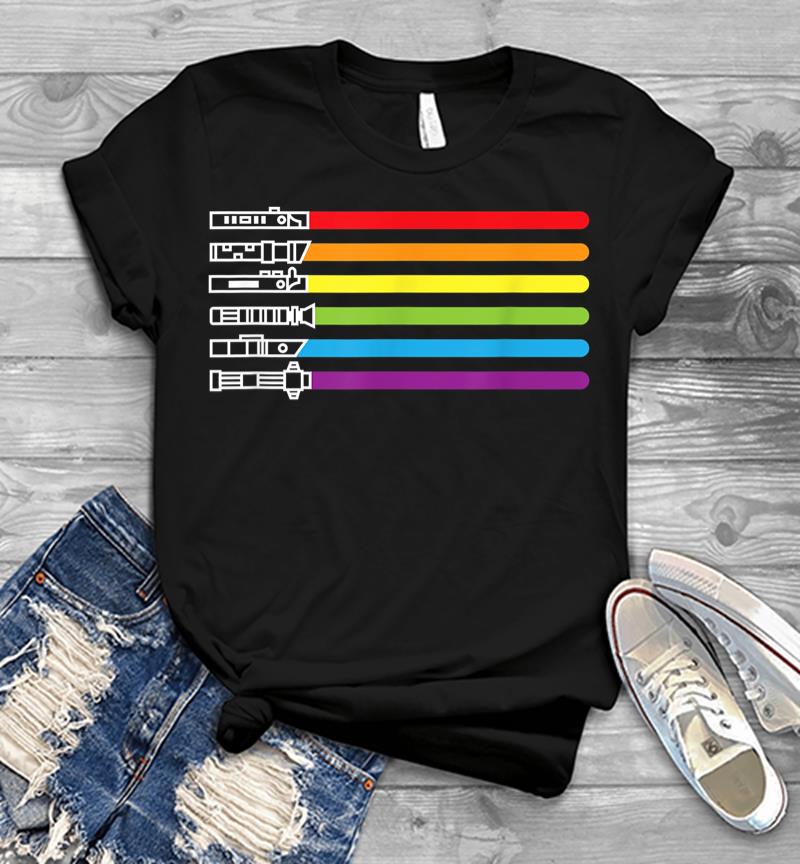 Funny Gay Saber Tee Rainbow LGBT Pride Month 2020 LGBTQ Gift Men T-shirt
