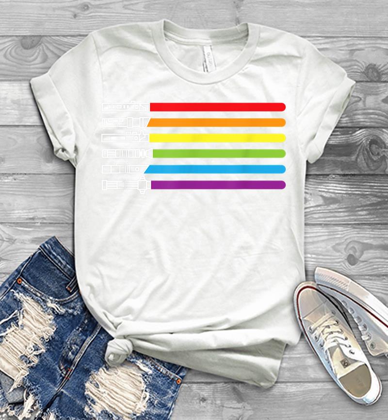 Inktee Store - Funny Gay Saber Tee Rainbow Lgbt Pride Month 2020 Lgbtq Gift Men T-Shirt Image