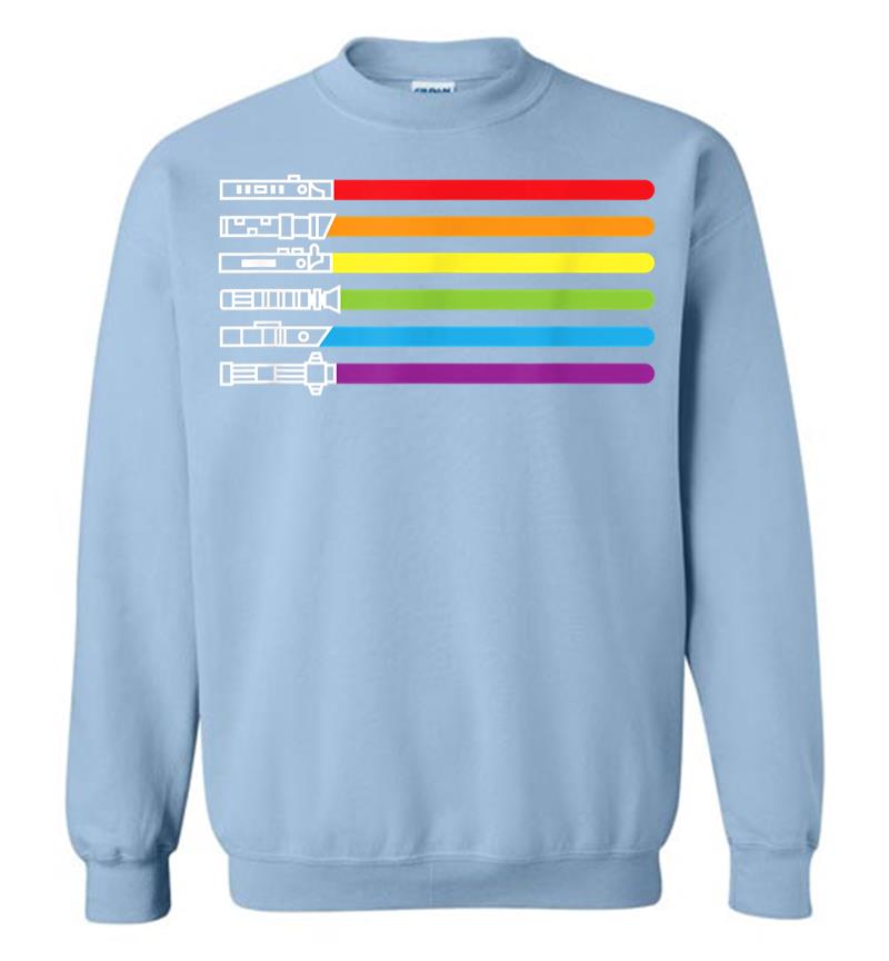Inktee Store - Funny Gay Saber Tee Rainbow Lgbt Pride Month 2020 Lgbtq Gift Sweatshirt Image