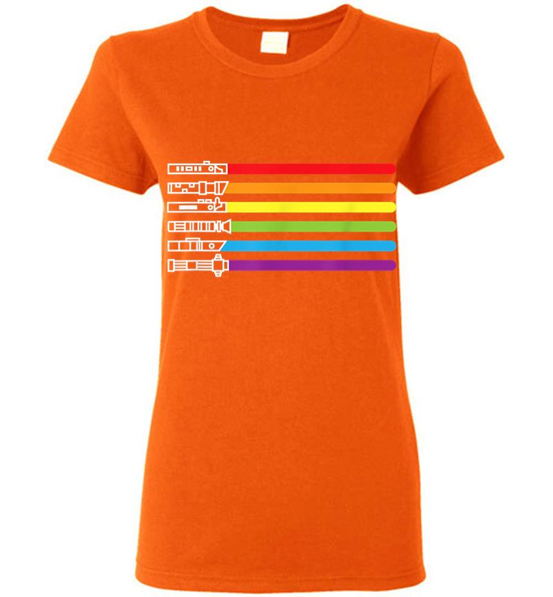 Inktee Store - Funny Gay Saber Tee Rainbow Lgbt Pride Month 2020 Lgbtq Gift Women T-Shirt Image