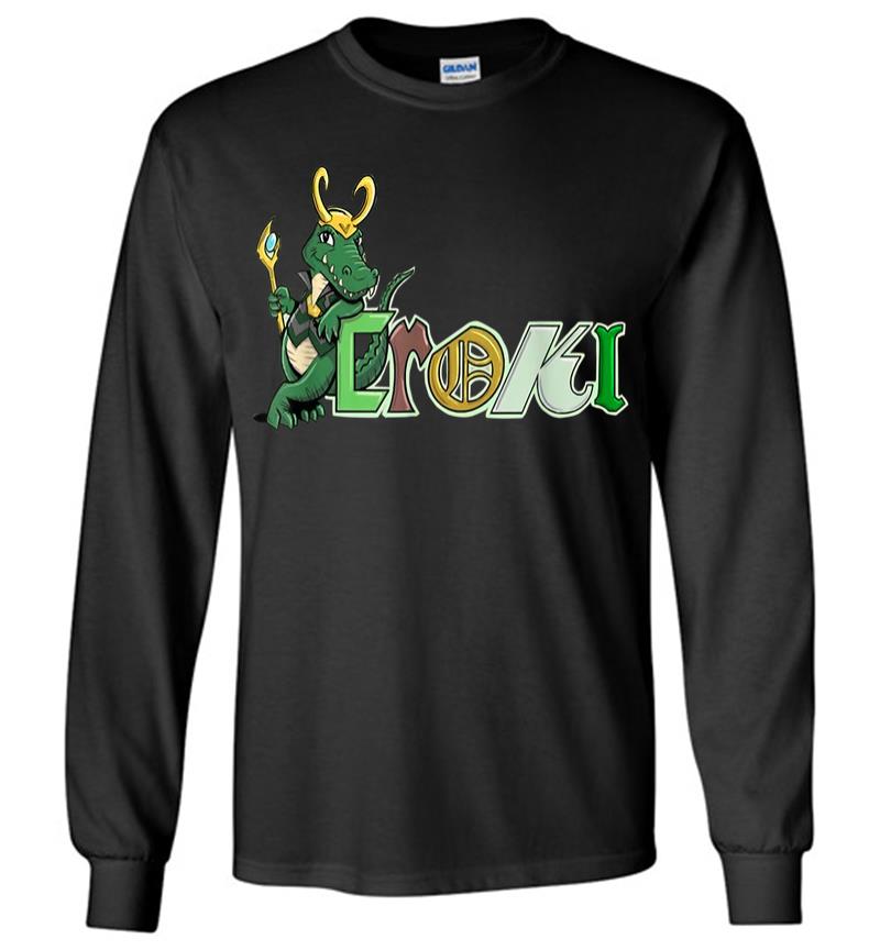 Funny Loki Crocodile Long Sleeve T-Shirt