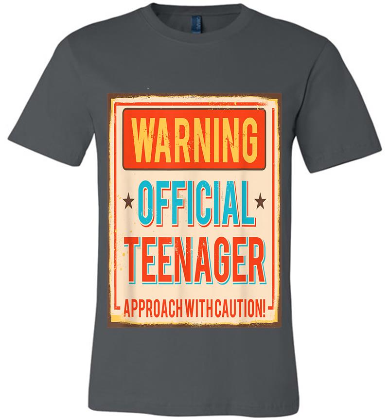 Funny Nager 13 Warning Official Nager Ideas Premium T-shirt