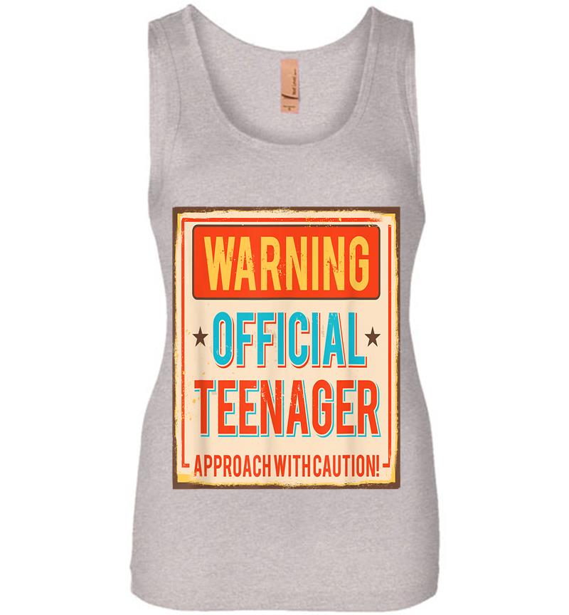 Inktee Store - Funny Nager 13 Warning Official Nager Ideas Womens Jersey Tank Top Image
