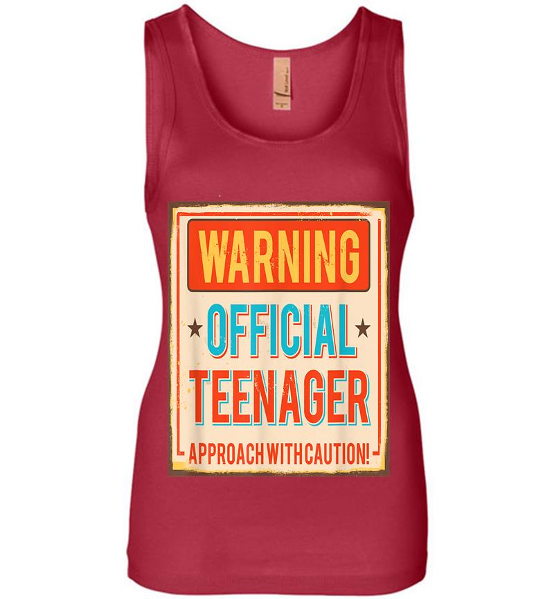 Inktee Store - Funny Nager 13 Warning Official Nager Ideas Womens Jersey Tank Top Image