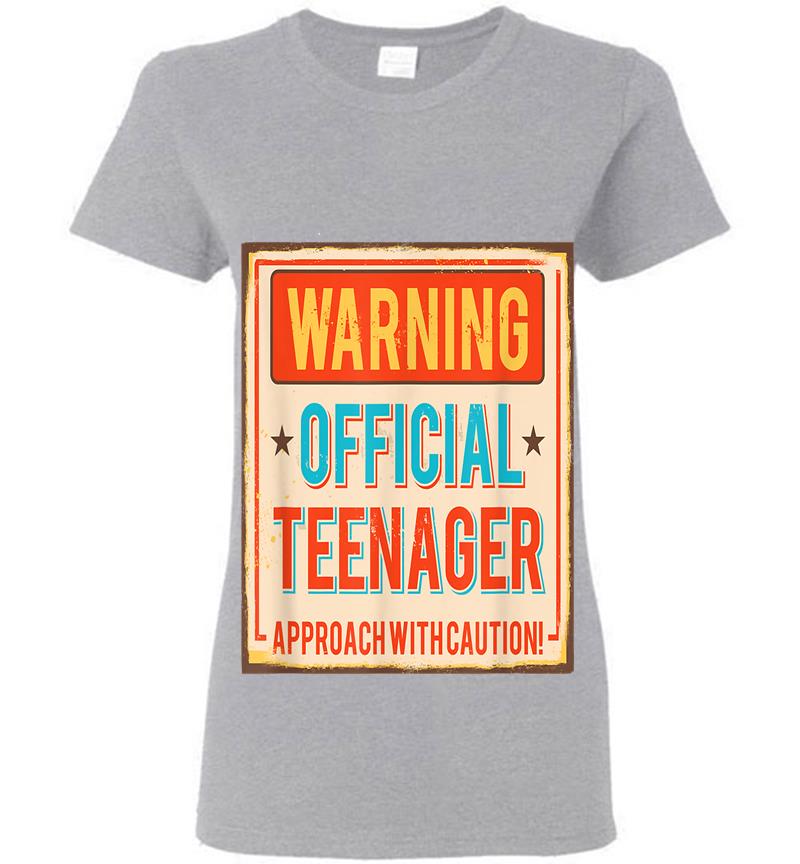 Inktee Store - Funny Nager 13 Warning Official Nager Ideas Womens T-Shirt Image