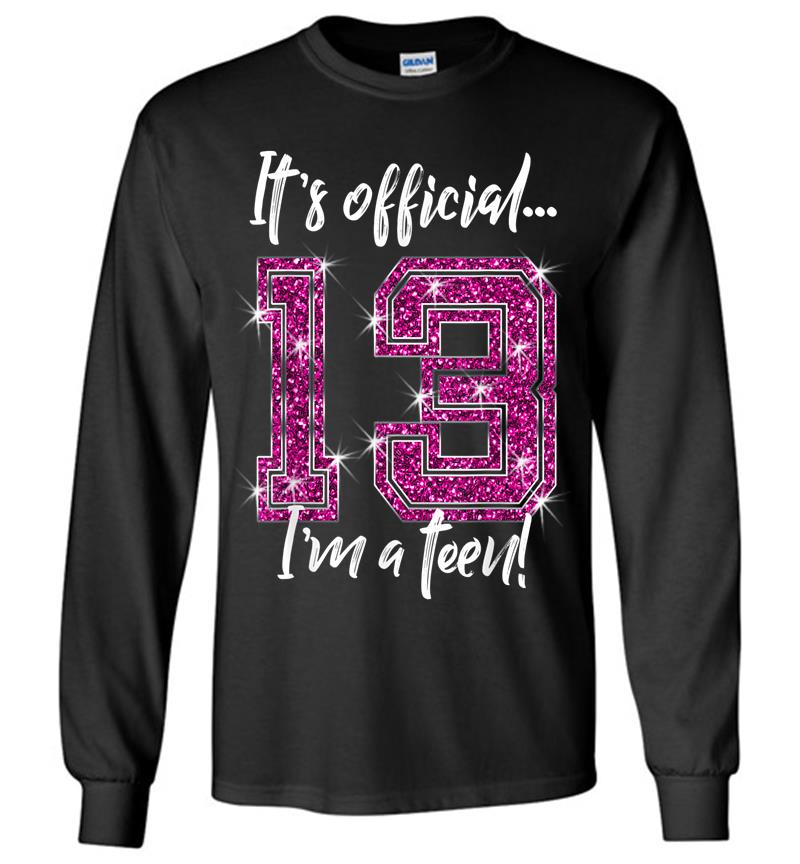 Funny Official 13th Birthday For Ns Long Sleeve T-shirt