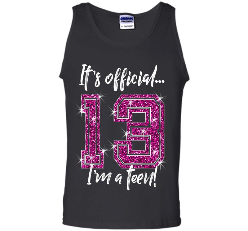 Inktee Store - Funny Official 13Th Birthday For Ns Mens Tank Top Image
