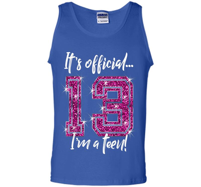 Inktee Store - Funny Official 13Th Birthday For Ns Mens Tank Top Image