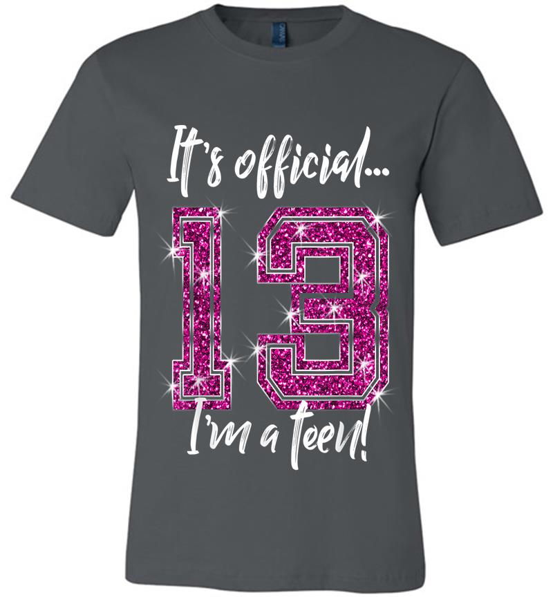 Funny Official 13th Birthday For Ns Premium T-shirt