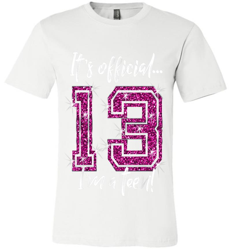Inktee Store - Funny Official 13Th Birthday For Ns Premium T-Shirt Image