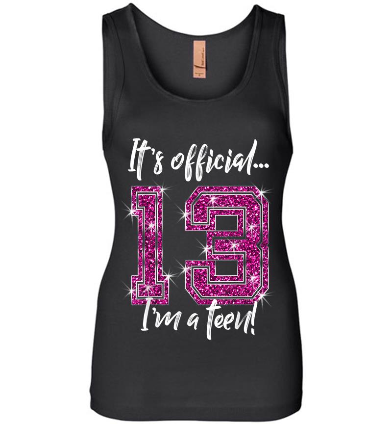 Funny Official 13th Birthday For Ns Womens Jersey Tank Top