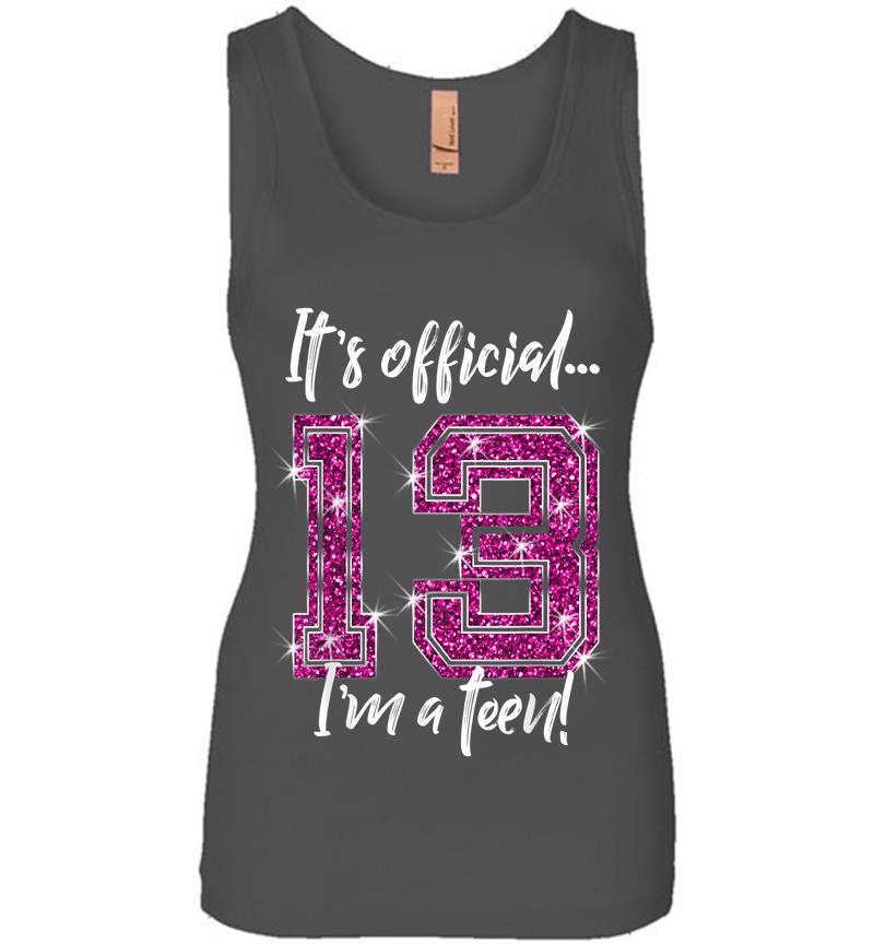 Inktee Store - Funny Official 13Th Birthday For Ns Womens Jersey Tank Top Image