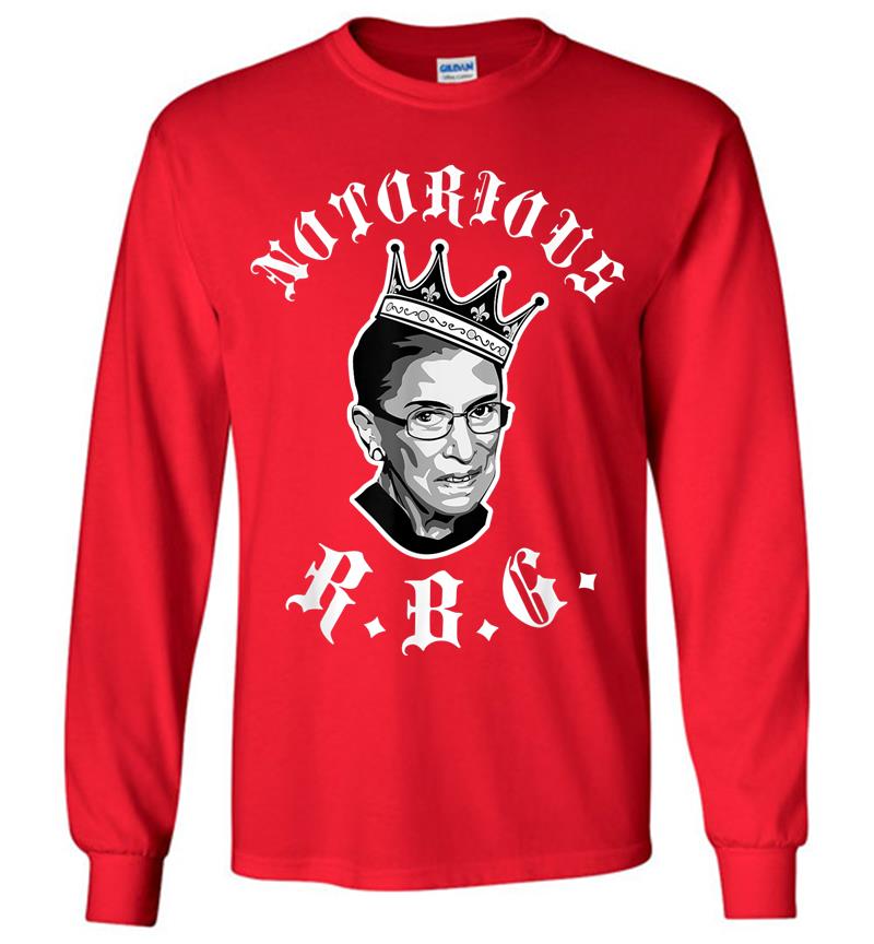 Inktee Store - Funny Ruth Bader Ginsberg - Notorious Rbg Long Sleeve T-Shirt Image