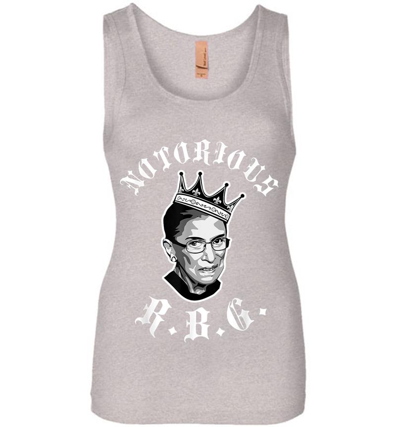 Inktee Store - Funny Ruth Bader Ginsberg - Notorious Rbg Womens Jersey Tank Top Image