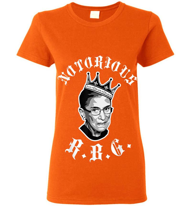 Inktee Store - Funny Ruth Bader Ginsberg - Notorious Rbg Womens T-Shirt Image