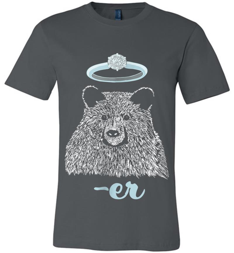 Funny Wedding Ring Bearer Bear Premium T-shirt