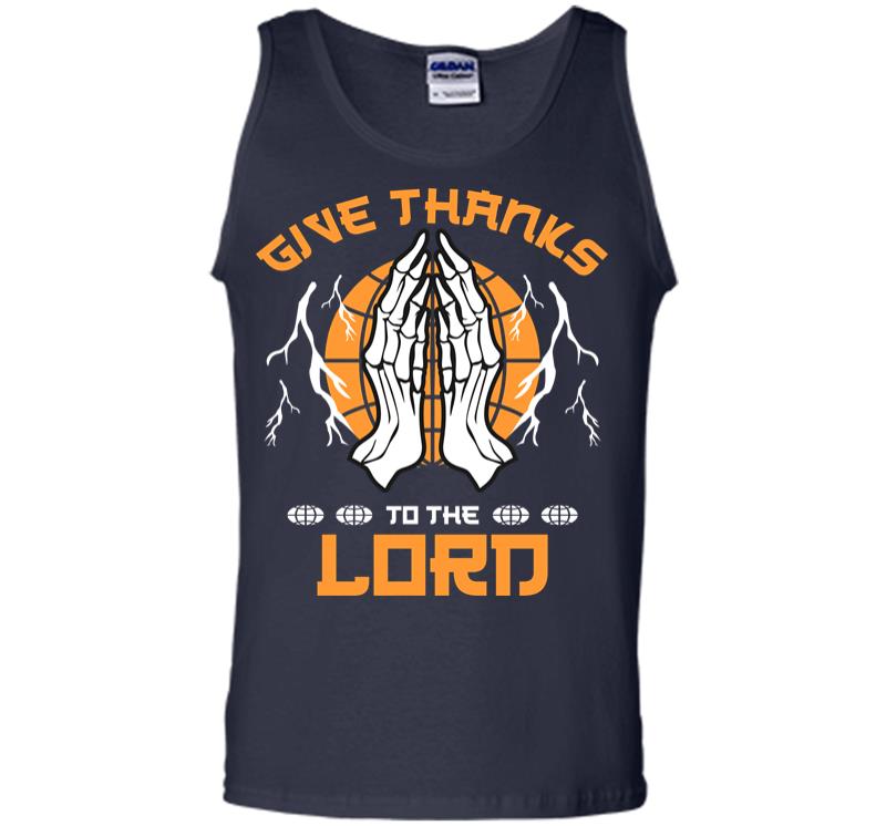 Inktee Store - Give Thanks To The Lord Men Tank Top Image