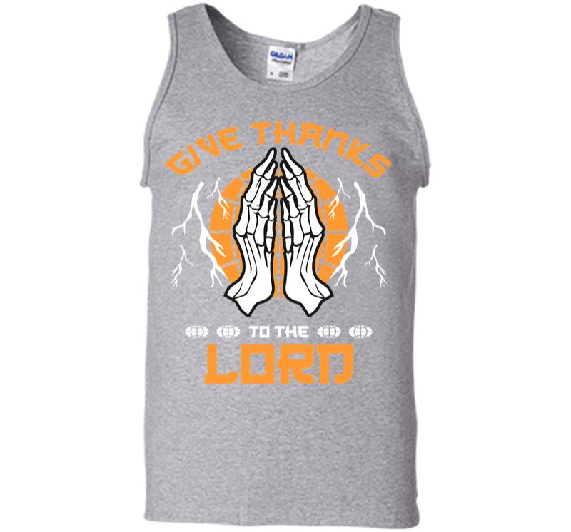 Inktee Store - Give Thanks To The Lord Men Tank Top Image