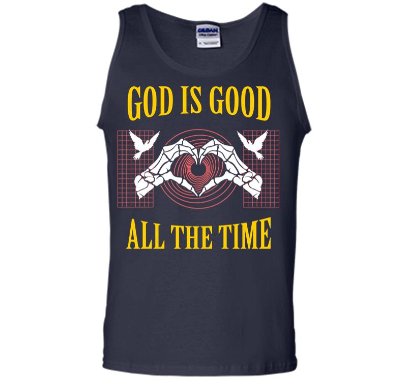 Inktee Store - God Is Good All The Time Men Tank Top Image
