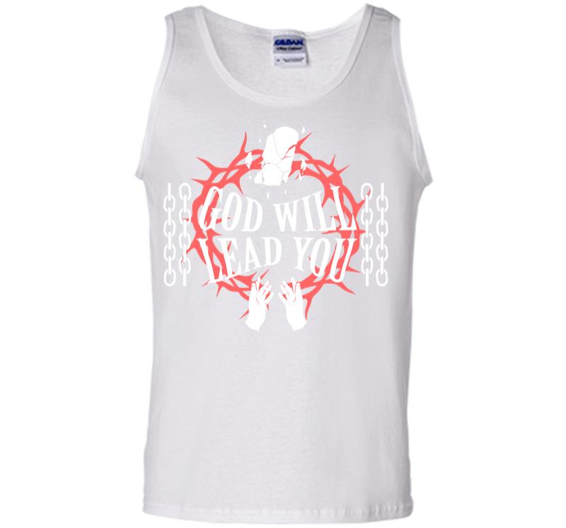 Inktee Store - God Will Lead You Men Tank Top Image