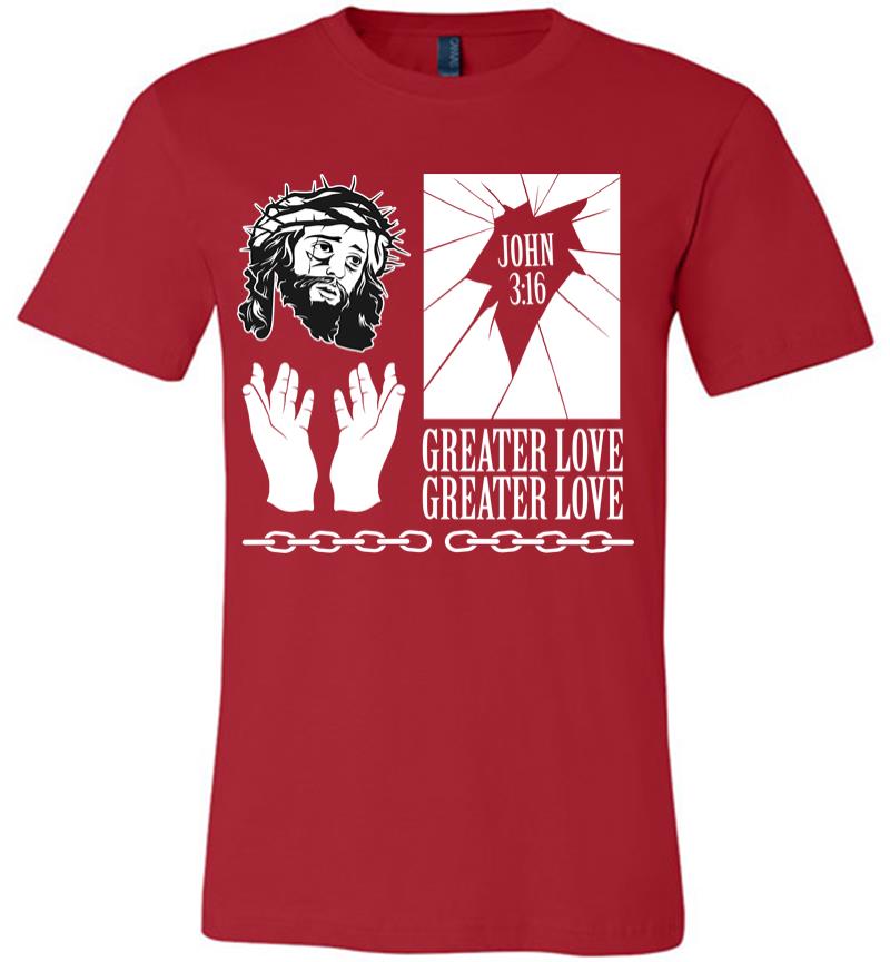 Inktee Store - Greater Love Premium T-Shirt Image