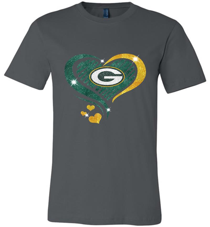Green Bay Packers Hear Premium T-shirt
