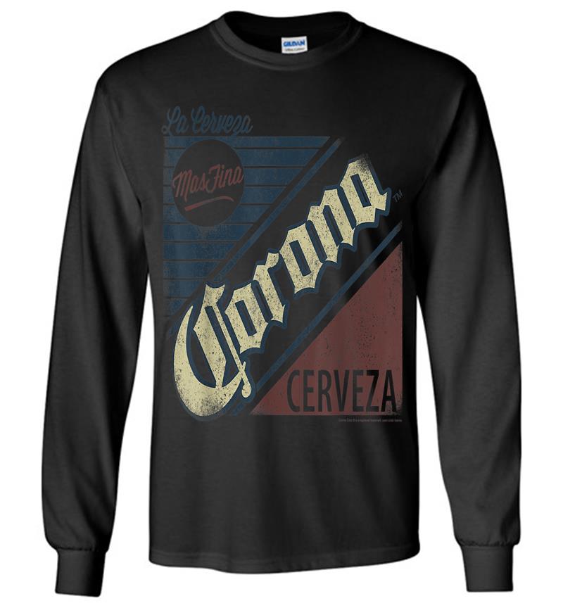Grey Corona Logo Short Sleeve Adult Long Sleeve T-shirt