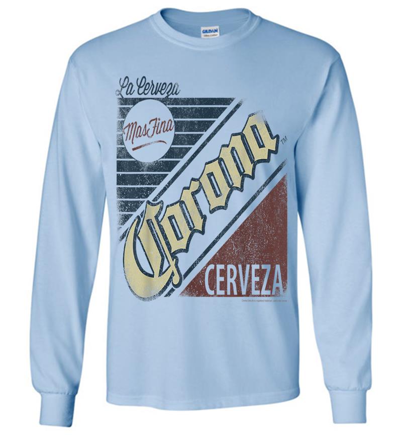 Inktee Store - Grey Corona Logo Short Sleeve Adult Long Sleeve T-Shirt Image