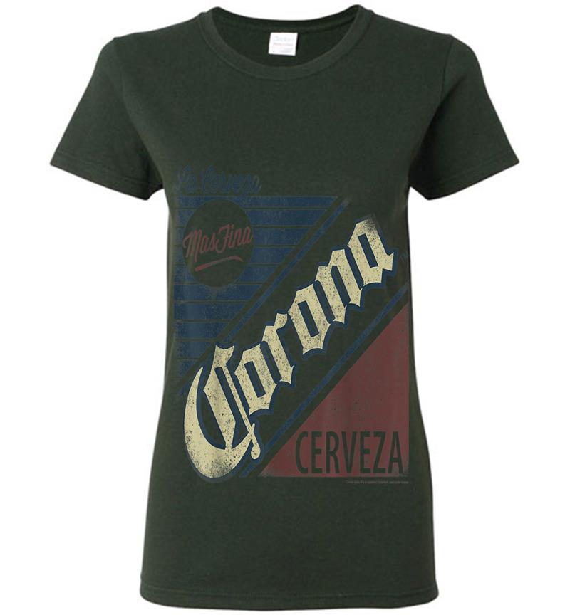 Inktee Store - Grey Corona Logo Short Sleeve Adult Womens T-Shirt Image