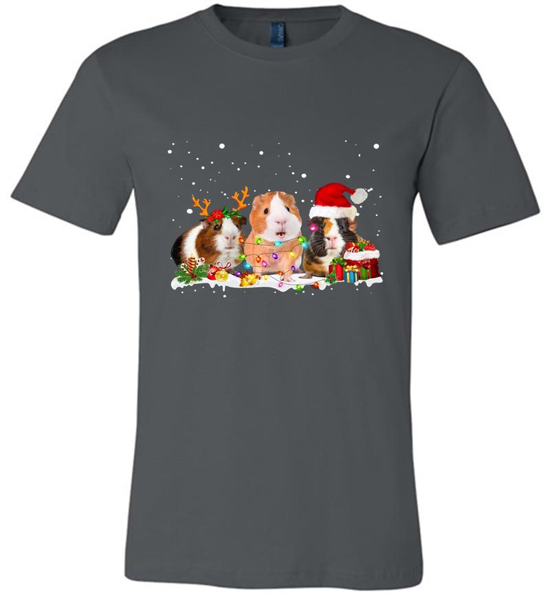 Guinea Pig Reindeer Christmas Premium T-shirt