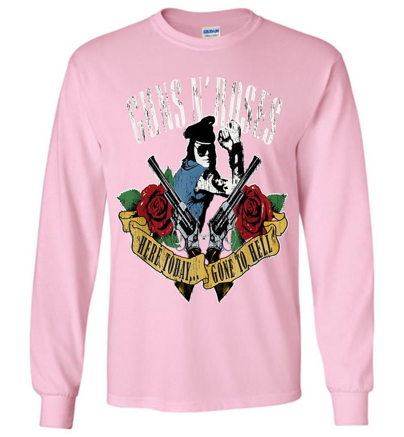 Inktee Store - Guns N Roses Here Today Gone To Hell Long Sleeve T-Shirt Image